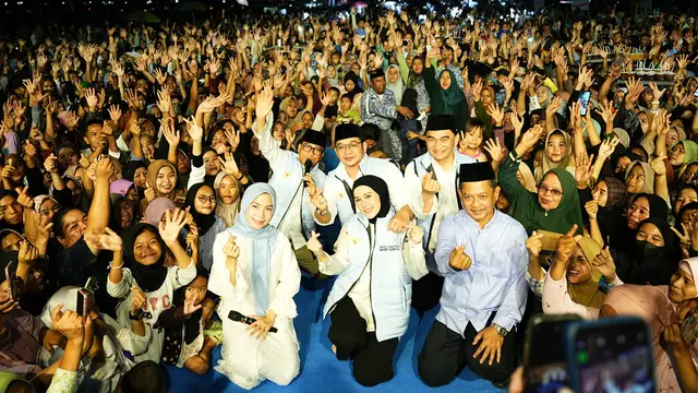 Ribuan Masyarakat Hadiri Maulid Akbar Bersama Ratu Zakiyah dan Pasha Ungu di Serang Banten - Pemilu berita69.org