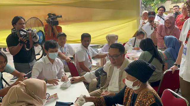 Ridwan Kamil Ikut Pemeriksaan Kesehatan umum Gratis Bareng Warga di Jakbar - News berita69.org