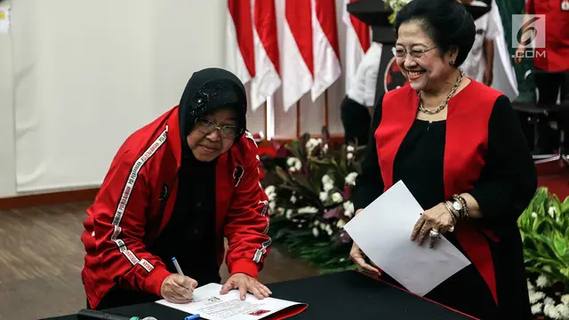 Risma Lapor ke Jokowi Maju Pilgub Jatim 2024 Diusung PDIP - Pemilu berita69.org