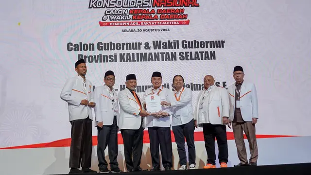 Sah! Muhidin-Hasnur Kunci SK B1 KWK PKS untuk Pilgub Kalsel - Pemilu berita69.org