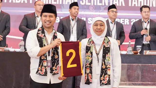 Survei Poltracking: Khofifah-Emil 67,5%, Risma-Gus Hans 24,6%, Luluk-Lukman 2,8% - Pemilu berita69.org