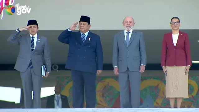 Temui Presiden Brasil di Brasilia, Prabowo Disambut Upacara Kenegaraan - News berita69.org