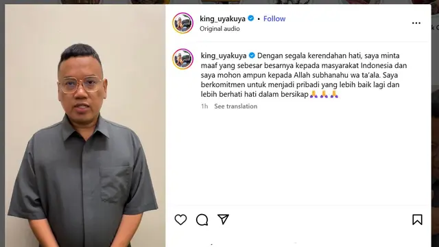 Uya Kuya Ikut Sampaikan Permohonan Maaf, Janji Lebih Berhati-hati dan Jadikan Bahan Introspeksi - News berita69.org