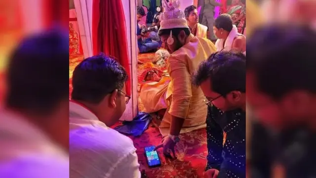 Viral Pengantin Pria Main Ludo Saat Upacara Pernikahan, Asyik dengan Dua Temannya - Hot berita69.org