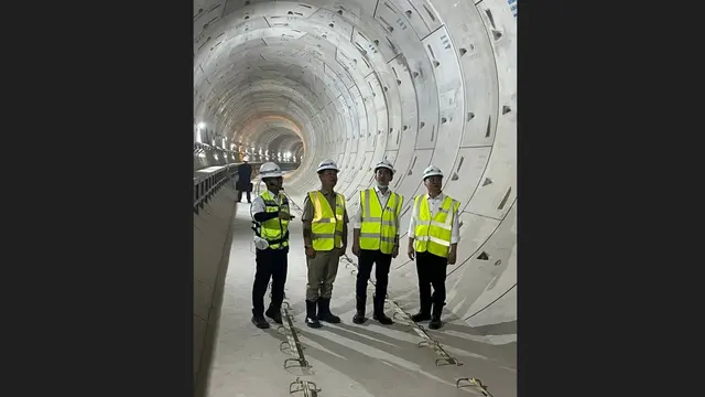 Wapres RI Gibran Rakabuming Raka Blusukan Tinjau Proyek MRT Fase 2 Bundaran HI-Kota - News berita69.org