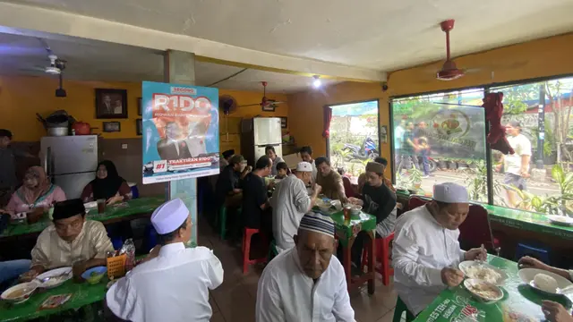 Warga Benhil Jakarta Respons Positif Traktiran RIDO, Dapat Voucher Makan Siang - Pemilu berita69.org