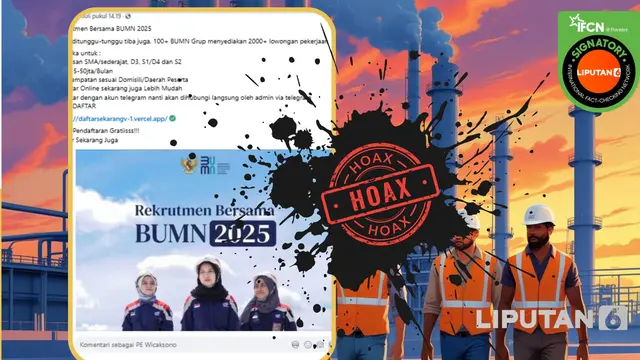 Waspada Hoaks Lowongan Kerja BUMN, Cek Daftarnya Biar Tak Tertipu - Cek Fakta berita69.org