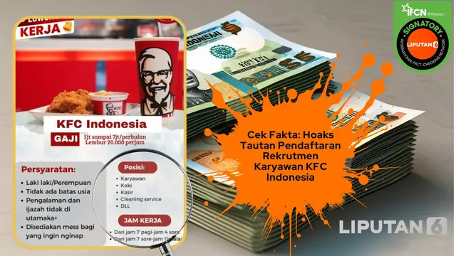Waspada! Ini Kumpulan Hoaks Catut Nama Restoran Cepat Saji yang Sempat Beredar - Cek Fakta berita69.org